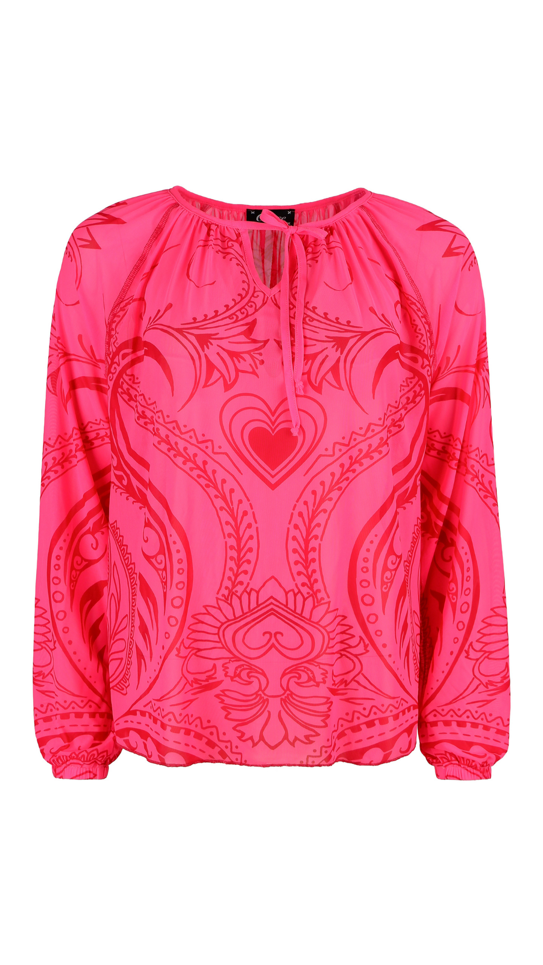 Grace NEU Mesh-Sweatshirt mit Ornamenten Pink Nr.436/2130