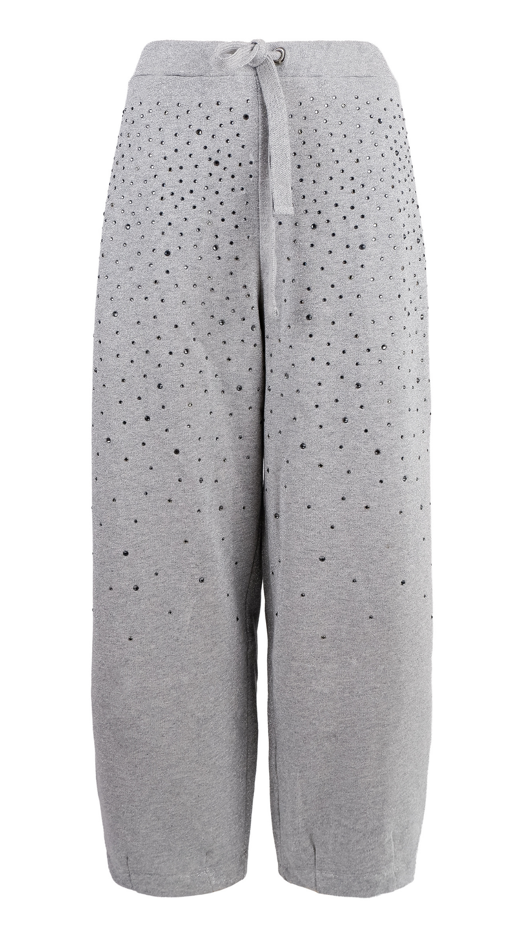 Grace NEU Lurex-Hose mit Metallperlen Silber Nr.436/2102