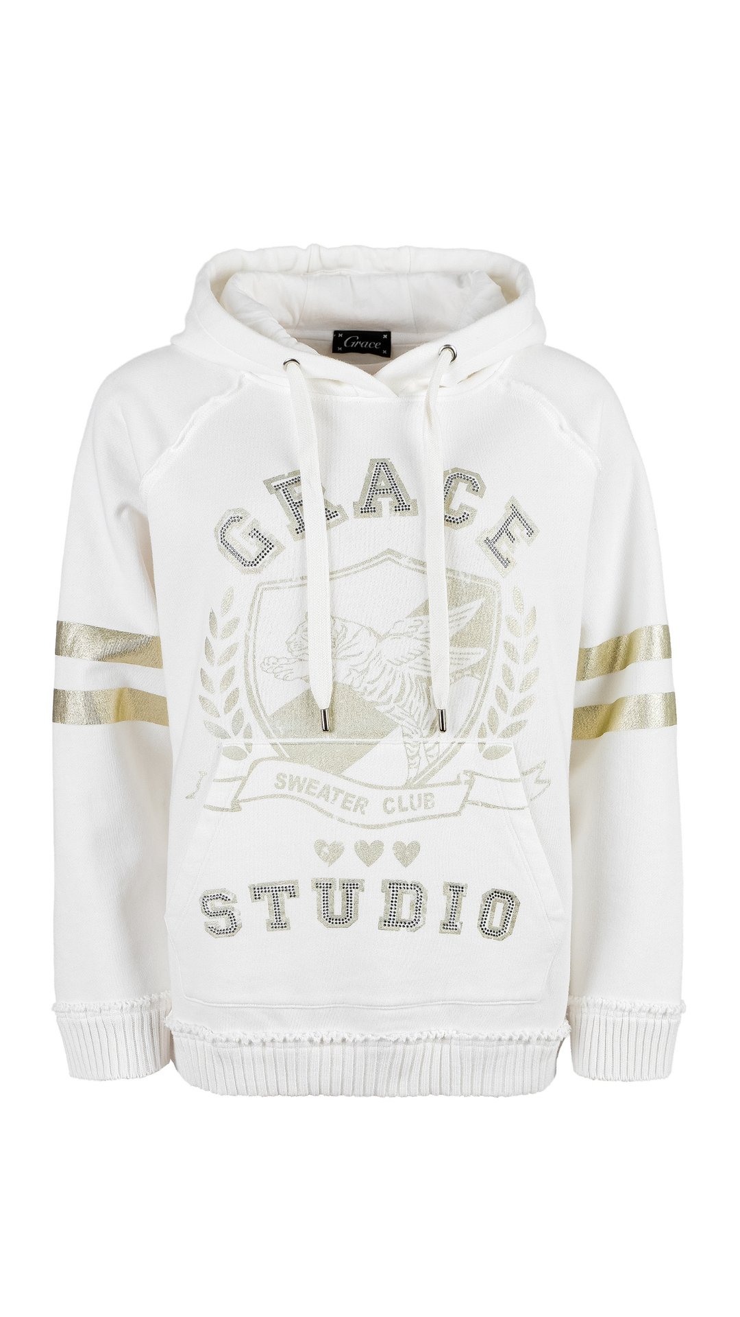 Grace NEU Hoodie "GRACE STUDIO " Weiß Nr. 436/2312